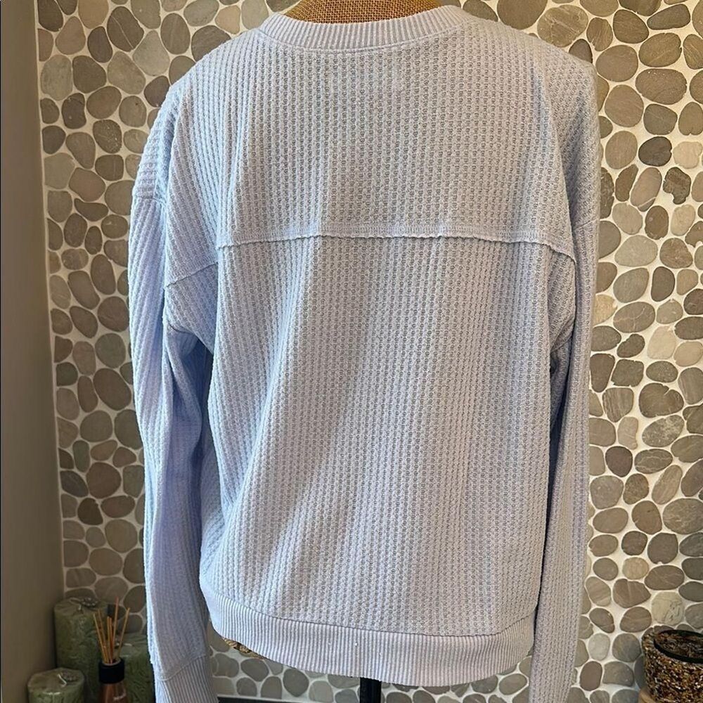 Hollister-co Women's Blue Shirt - Picture 5 of 6